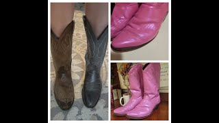 How to Paint Old Boots