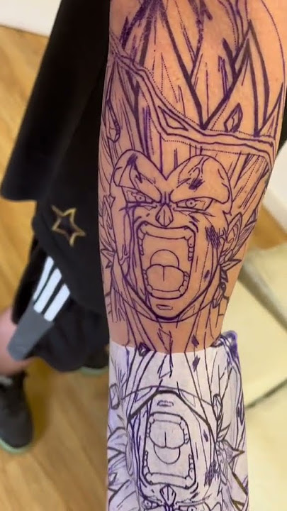 Vegeta from Dragonball - tattoo by DaveVeroInk by DaveVeroInk on DeviantArt