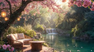 Lofi Jazz 🌸 Soft Spring Morning by the River | Calm, Focus & Relax