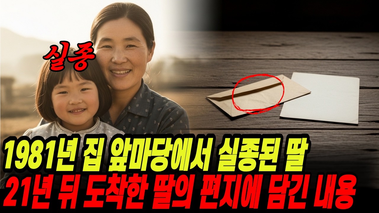 1981년 집 앞마당에서 실종된 7살 딸, 21년 뒤 도착한 딸의 편지에 담겨 있는 충격적인 내용