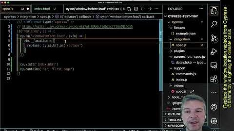 Replace window.location.replace from Cypress test