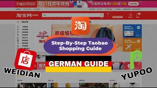 How to buy from Taobao, Weidian, Yupoo 2023! (German/Deutsch)