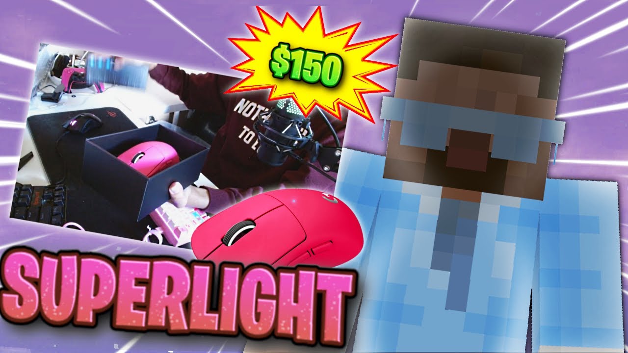 Unboxing + Review (G Pro X Superlight) Minecraft Bedwars