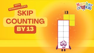 Skip Counting by 13s with Numberblocks! Learn to Count by 13s! Net Worth