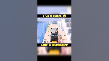 1 vs 3 Clutch Failed 😤🥲 | BGMI #shorts #shortvideo #viral #bgmi #pubgmobile