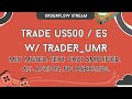 Trade ES Live w/ trader_umr | Footprint, Heatmap &amp; Audio alerts