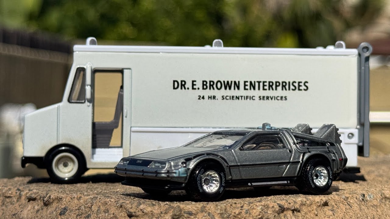 Hot Wheels x Back to the Future 40th Anniversary Set Unboxing