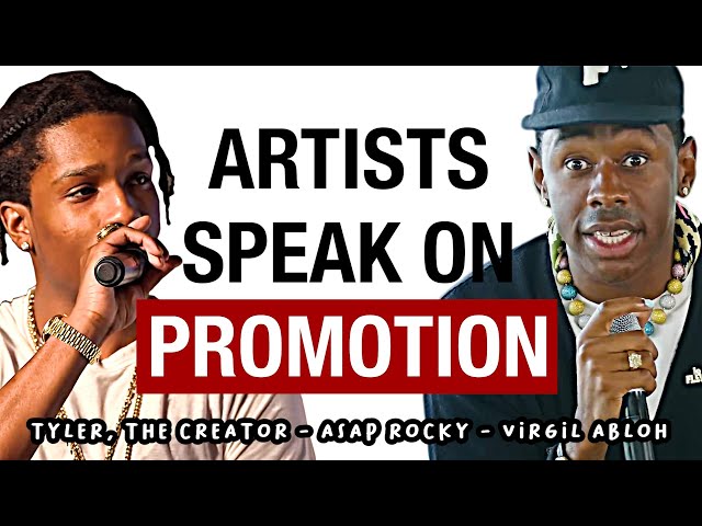 Tyler, ASAP Rocky, and Virgil  Advice on promotion for artists 