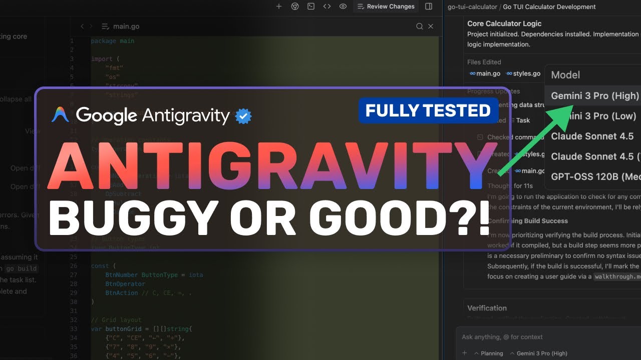 Google's Antigravity (Fully Tested): Does Google's New AI Code Editor hold up?
