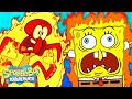 Every Time Someone Catches on Fire 🔥 🤯 | SpongeBob