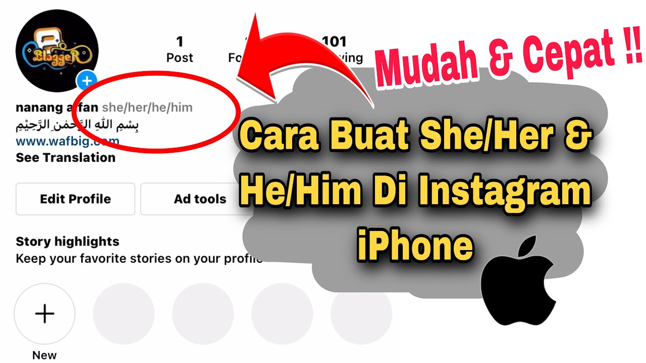 cara-membuat-she-her-di-instagram-iphone-youtube