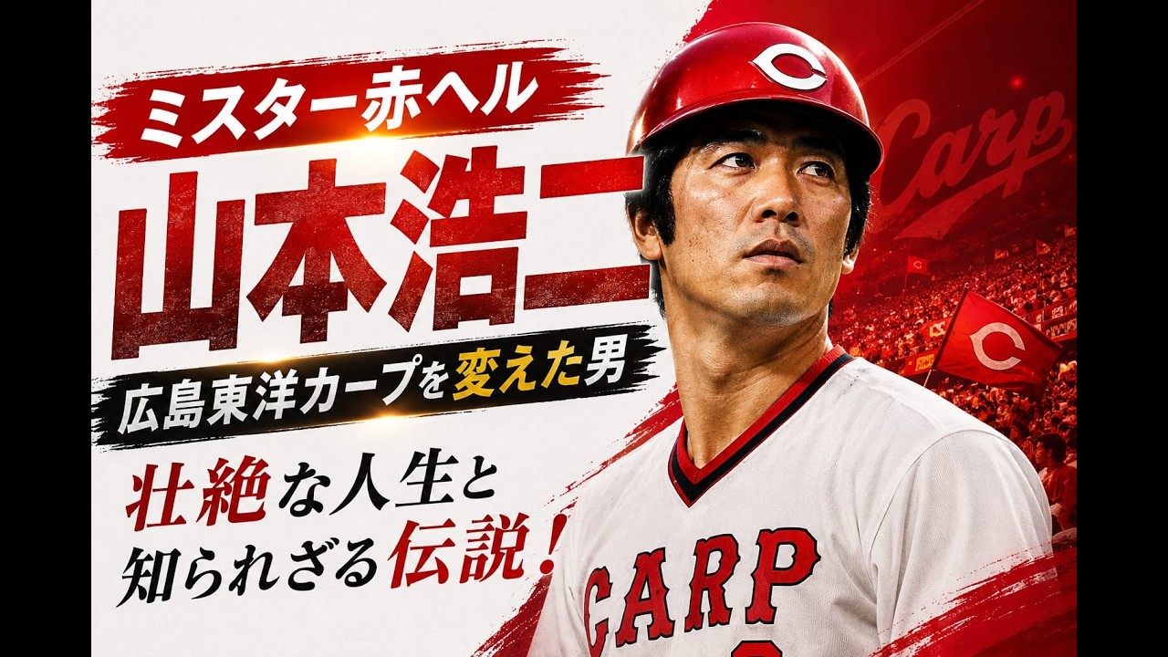 🔥「ミスター赤ヘル」山本浩二…広島東洋カープを変えた男の壮絶な人生