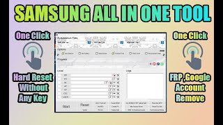 Samsung All In One Tool |Hard reset in MTP Mode | One Click FRP All Android