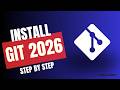 How to Install Git in Windows 2026 | Step-by-Step Tutorial 🚀#git #github