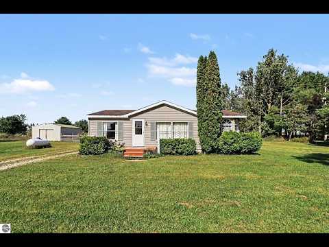 5902 W County Line Road, Buckley, MI home video tour
