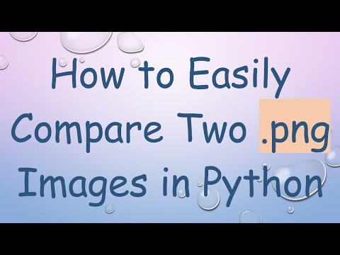 How to Easily Compare Two .png Images in Python
