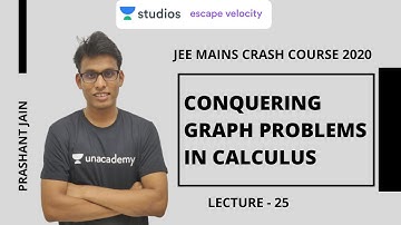 L25: Conquering Graph Problems in Calculus | JEE Mains Crash Course 2020 | Prashant Jain