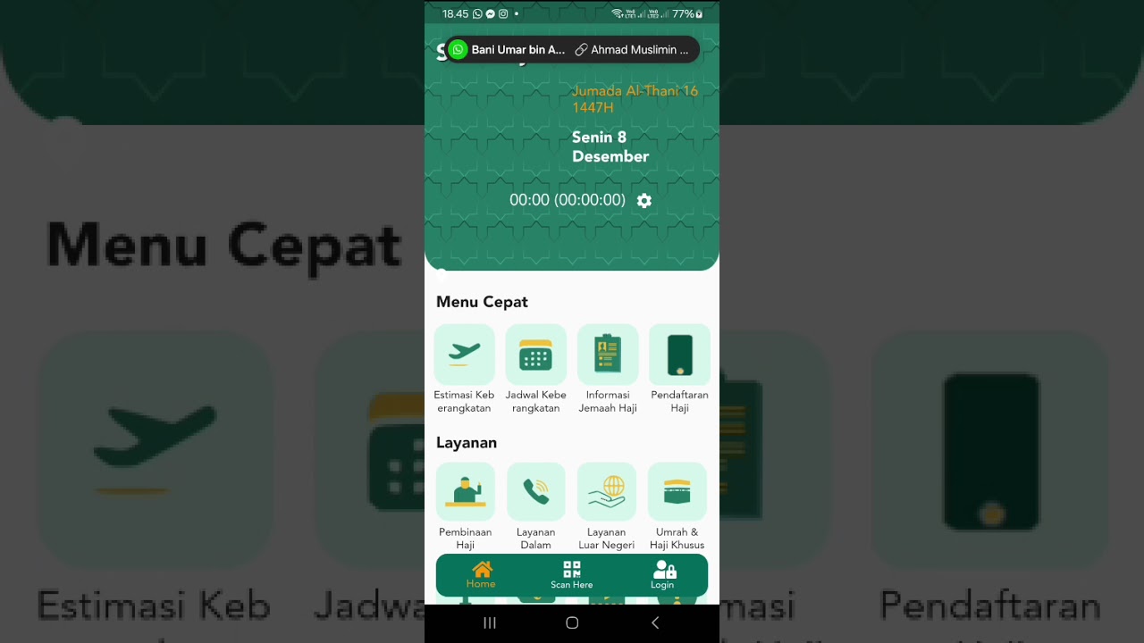 Cek Istito'ah dan Rincian Nominal Jumlah Pelunasan BIPIH Haji melalui aplikasi satu haji 