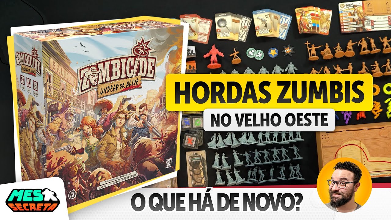 O que Tem na Caixa? Unboxing Zombicide Undead or Alive - Novidades -  Compara Jogos