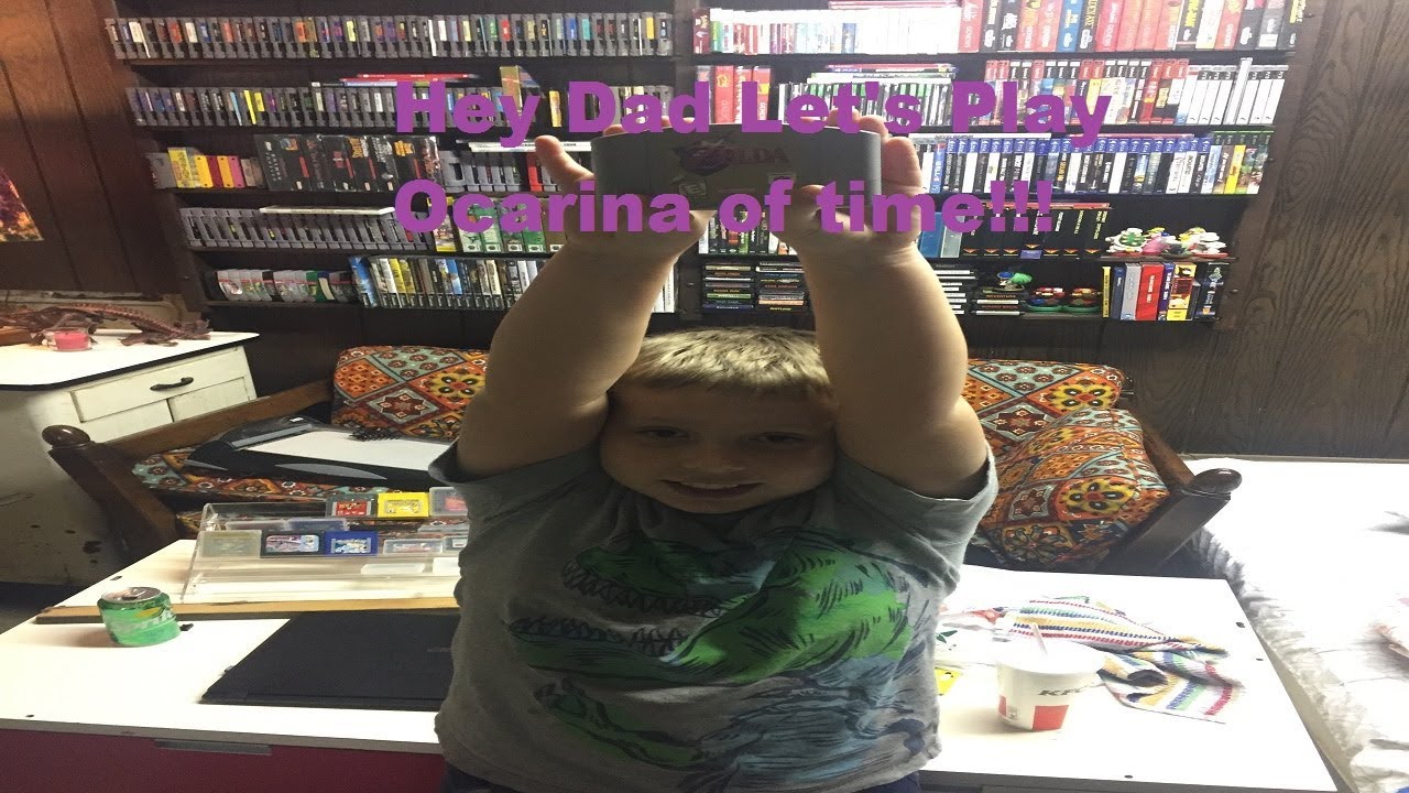 Hey Dad Let's Play Legend of Zelda Ocarina of Time!! (Part 1)