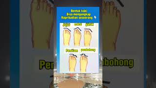 Baru tau bentuk kaki bisa ungkap kepribadian seseorang #shorts