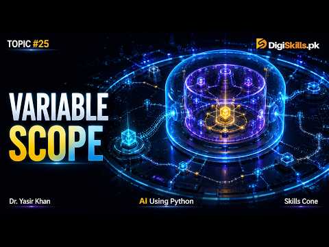 Variable Scope: Local vs Global | Artificial Intelligence using Python Topic #025 - Skills Cone
