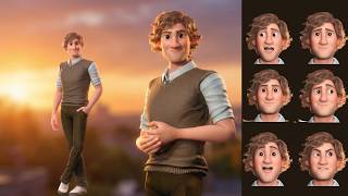MIKE – Disney Style Fully Rigged 3D Character | Advanced Facial Rig