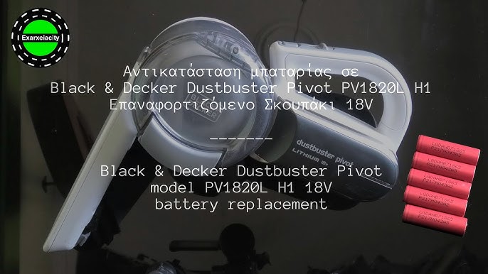 Black & Decker Dust Buster Lithium Battery Upgrade Hack - The Glide Fast  Journal