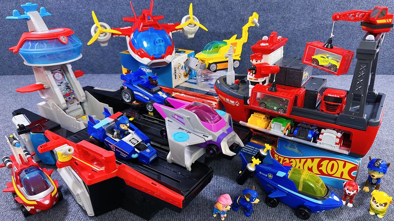 A 12-minute unboxing experience with the awesome "Paw Patrol: Sea Rescue" ASMR | Toy Review