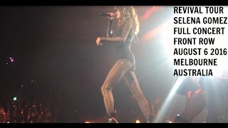 revival tour selena gomez front row full concert melbourne