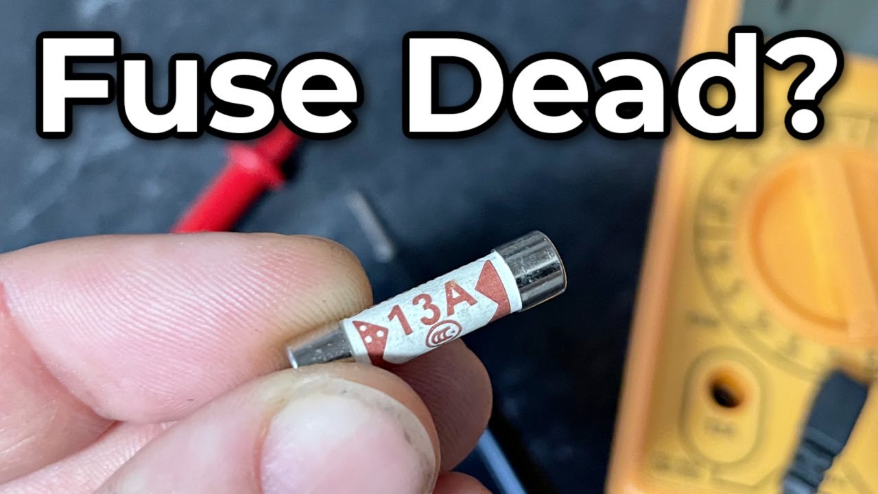 How to Test a Plug Fuse with a Multimeter - YouTube
