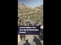 Israeli Soldiers Fire Tear Gas At Palestinian Protest