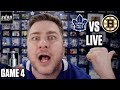 Stanley cup playoffs  boston bruins  toronto maple leafs  game 4 live w steve dangle