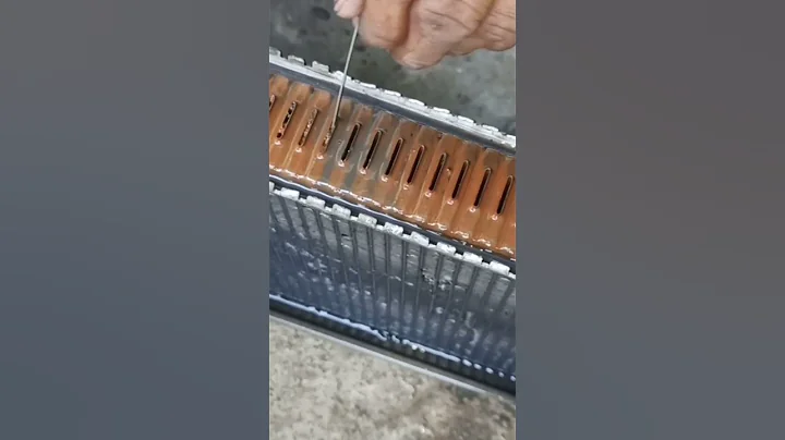 cleaning radiator