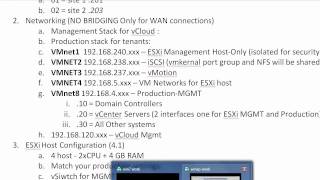VMware Labs - Foundations - Networking Considertation and Design