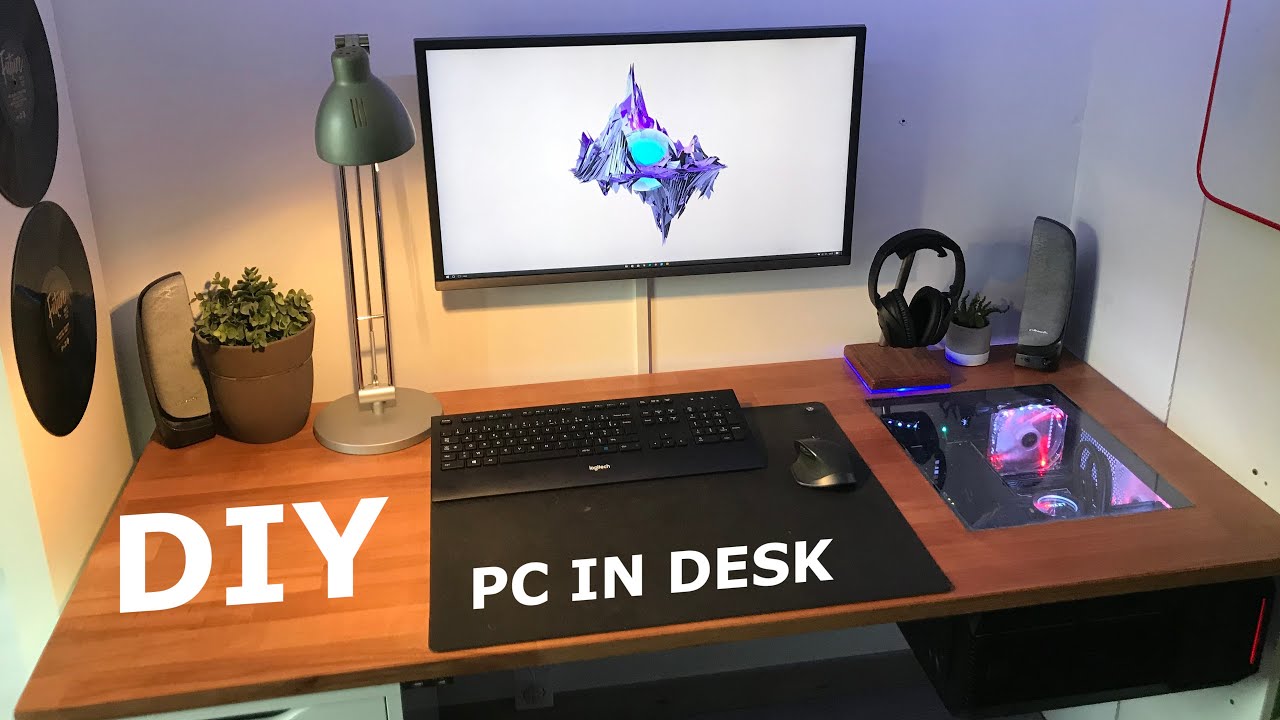 Fabriquer son PC IN DESK simplement / DIY GAMING DESK 