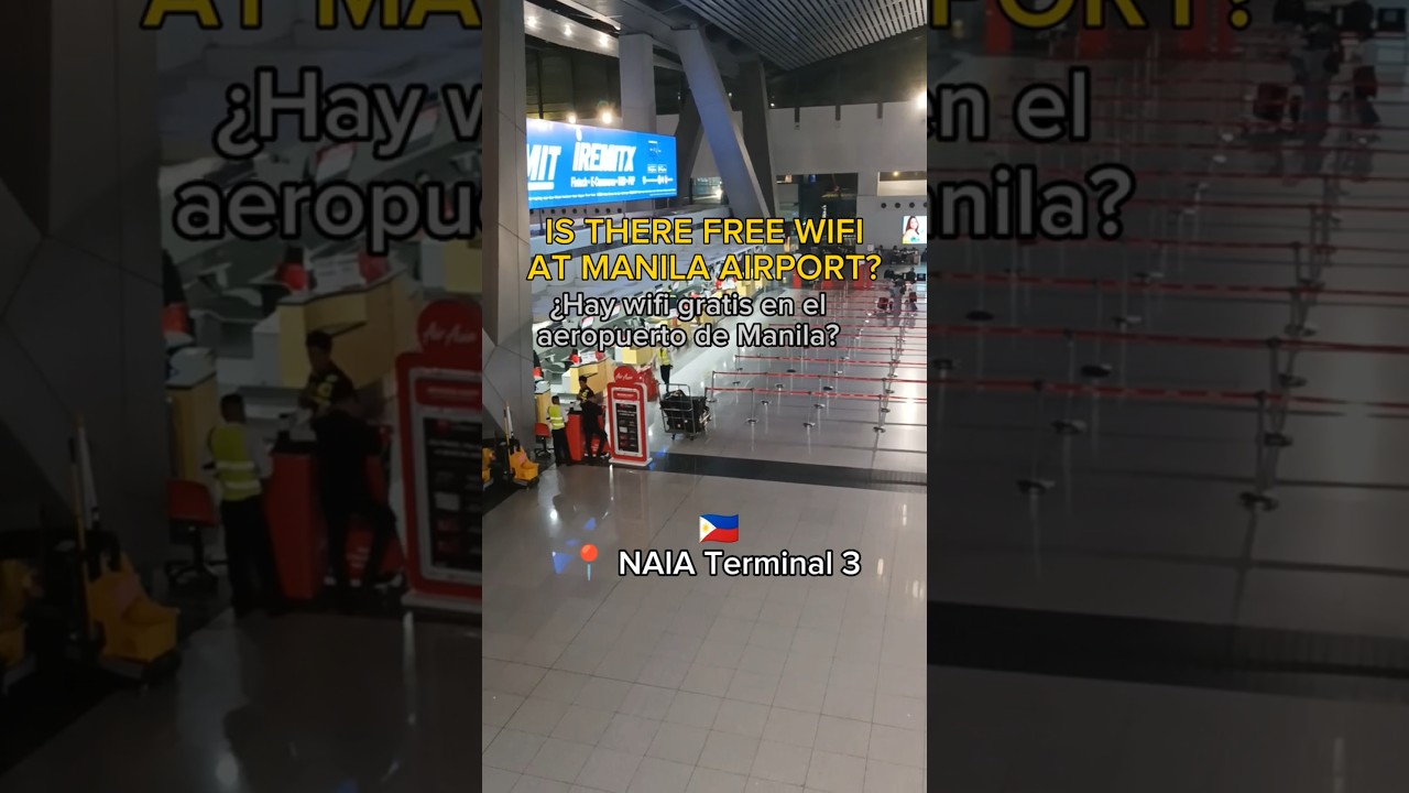 🇵🇭 Is there FREE WIFI at NAIA, Manila Philippines Airport? ✈️