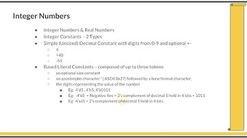 Course : Systemverilog Verification 1 : L3.2 : Numbers in Systemverilog