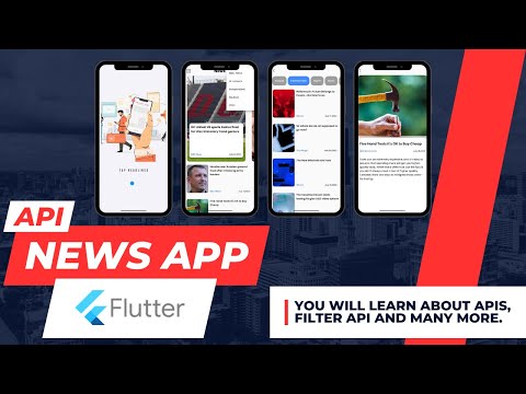 Flutter NEWS App Demo || Flutter NEWS app tutorials in Hindi/Urdu