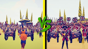BRITISH ARMY vs ARABIAN ARMY - Totally Accurate Battle Simulator TABS