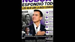 🔥 “LAS FALSEDADES DE NOBOA”: PRESIDENTE RESPONDE A CRÍTICAS DEL CORREÍSMO 🔥
