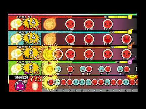 【太鼓の達人 Wii U1】ナイトメア・サバイバー【新・全難易度同時再生】