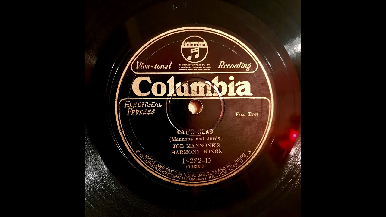 JOE MANNONE'S HARMONY KINGS – CAT’S HEAD – Columbia 14282-D