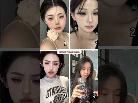 Which one?? #douyin #makeup #makuptransformation #transformation #douyinmakeup