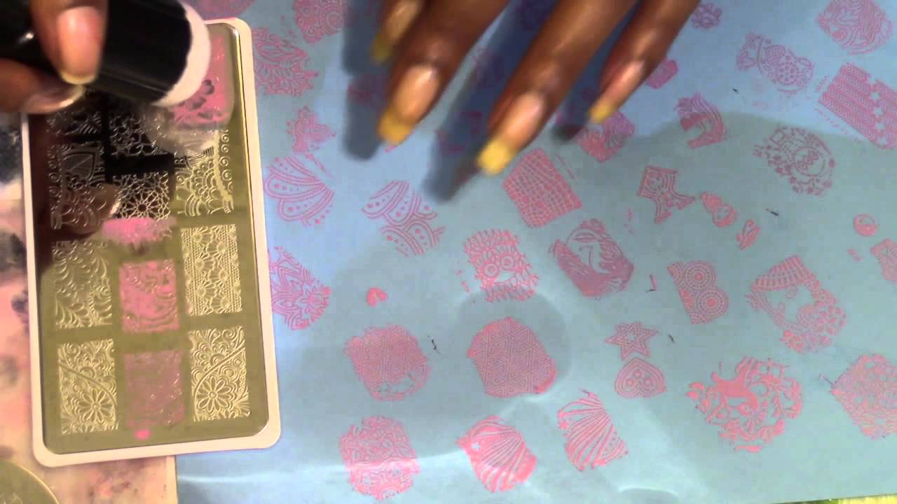 Stamping Demo: infinity Nails Image Plates by Dashica Beauty Shop pt. 2