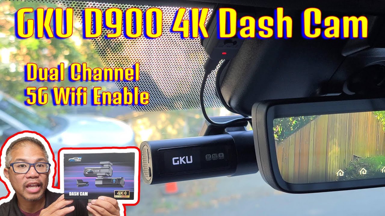 GKU D900 4K Dash Cam Front and Rear | STARVIS Sensor – gkutech