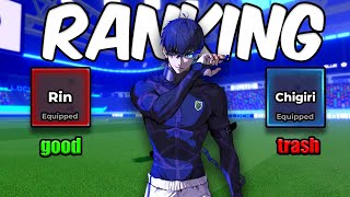 All Styles Ranking In Blue Lock Rivals