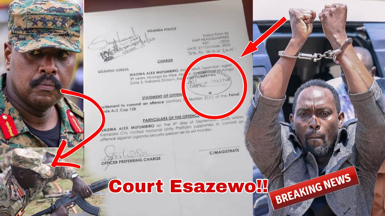 Breaking News!! Gen Muhoozi Alagide Nga Akozesa Obuyinza Bwa Office,Alex Mifumbiro Kkooti Emutadde 