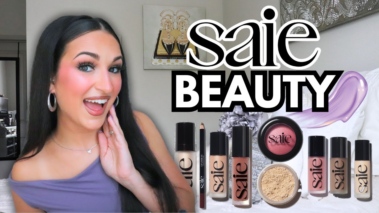 what's HOT and what's NOT at SAIE BEAUTY! ✨ (full face of saie + first impressions)