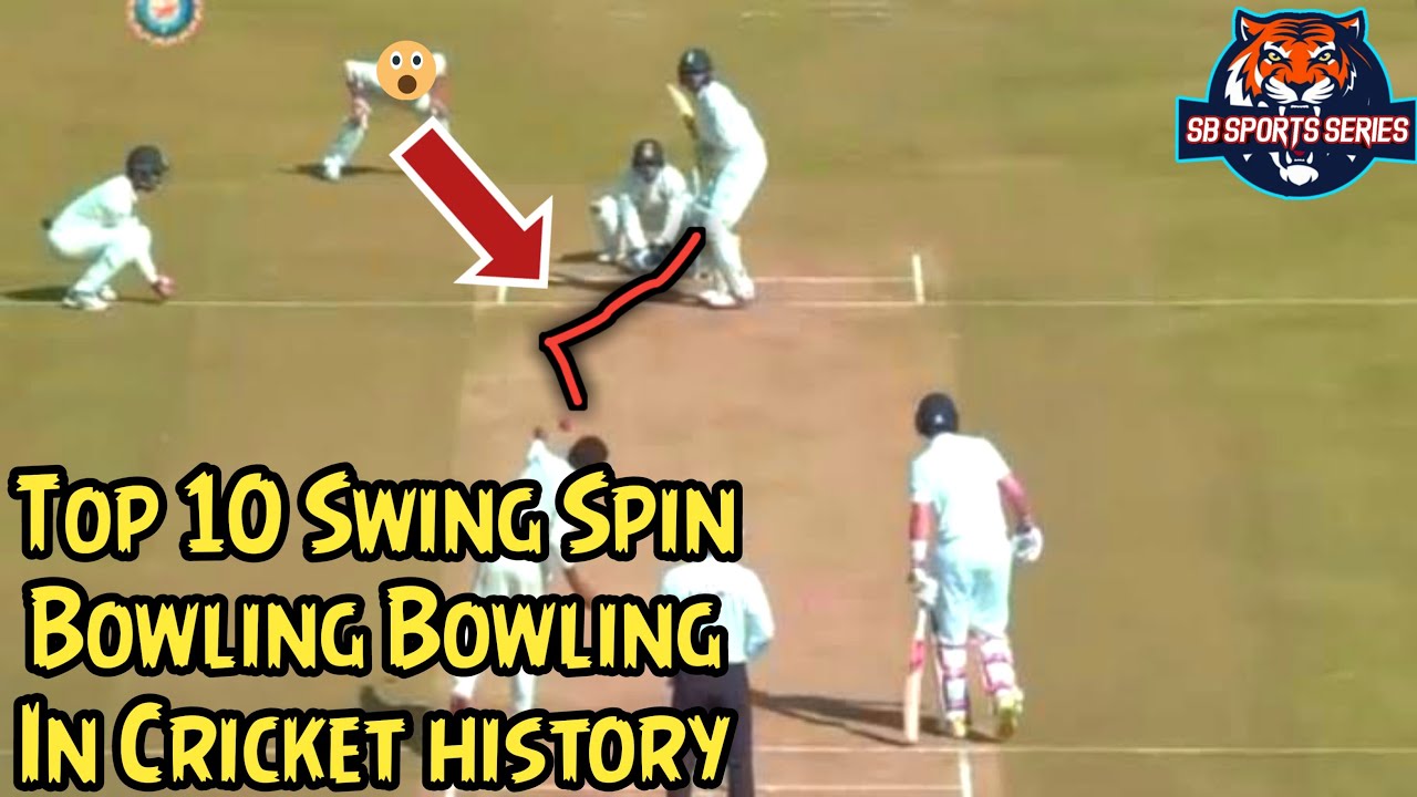 Top 10 Swing Spin Bowling In Cricket history **MUST WATCH**| Best ...